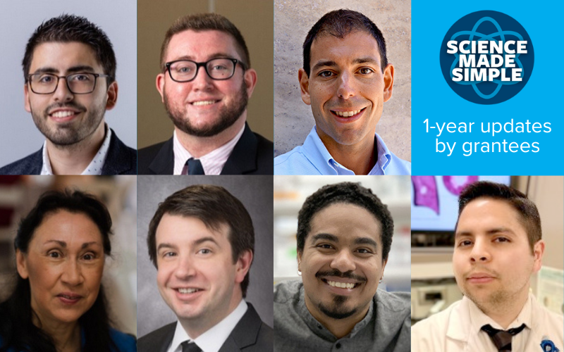 1-year updates from research grantees