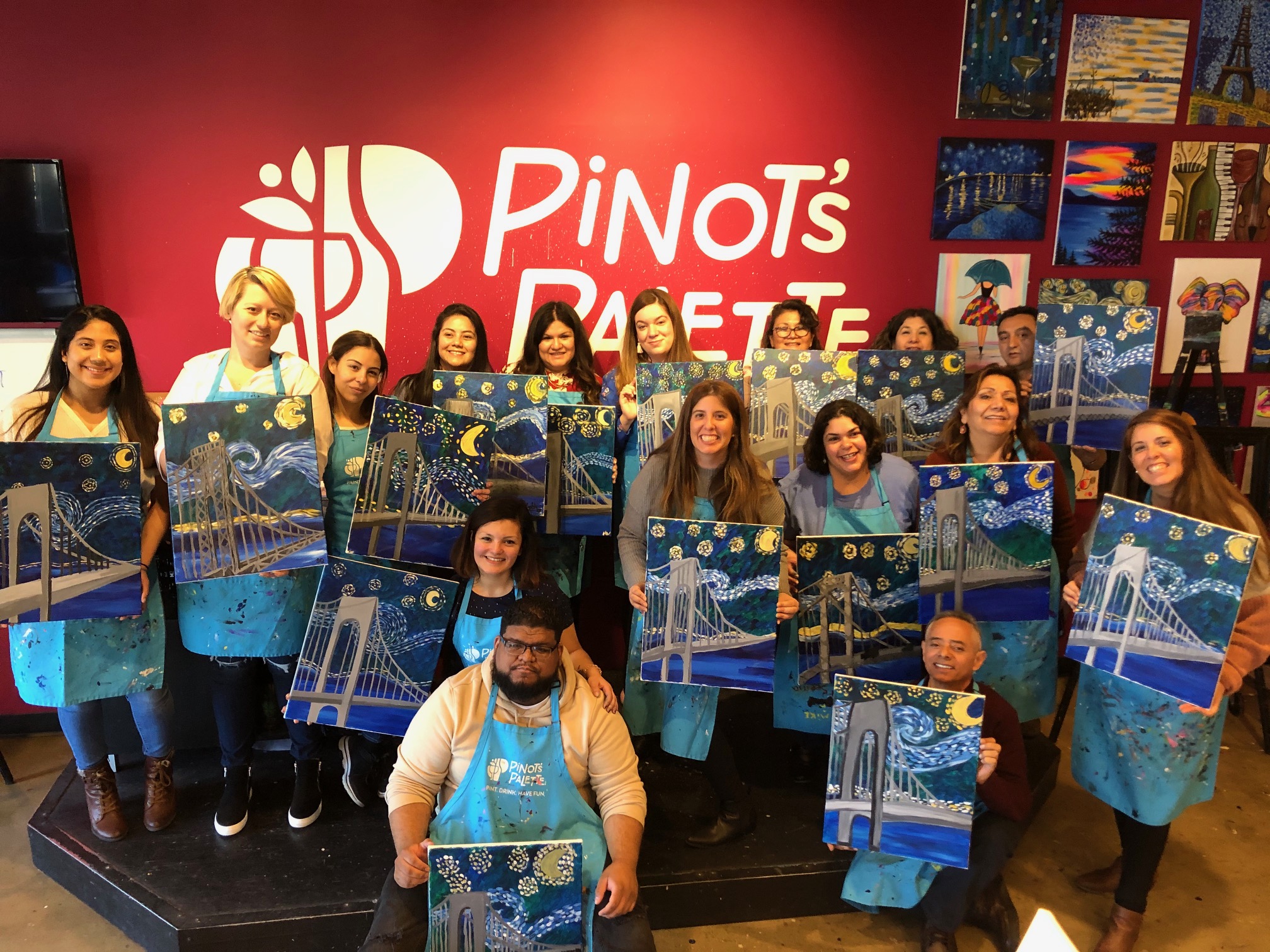 Paint and Sip fundraiser honors father