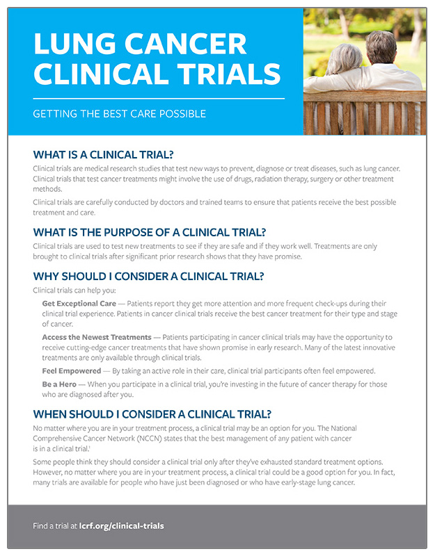 lung cancer clinical trials