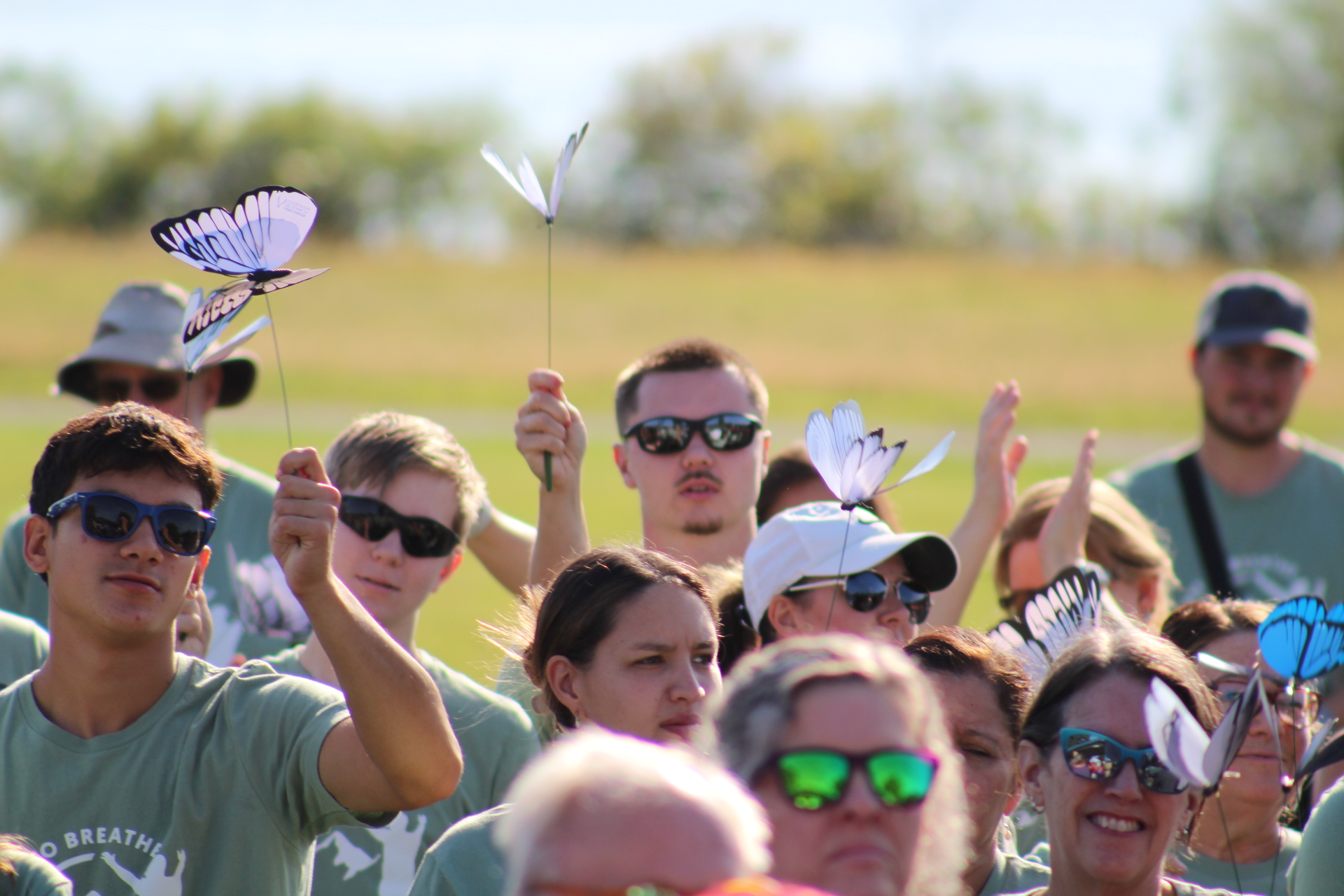 Kansas City represents at Free to Breathe Walk