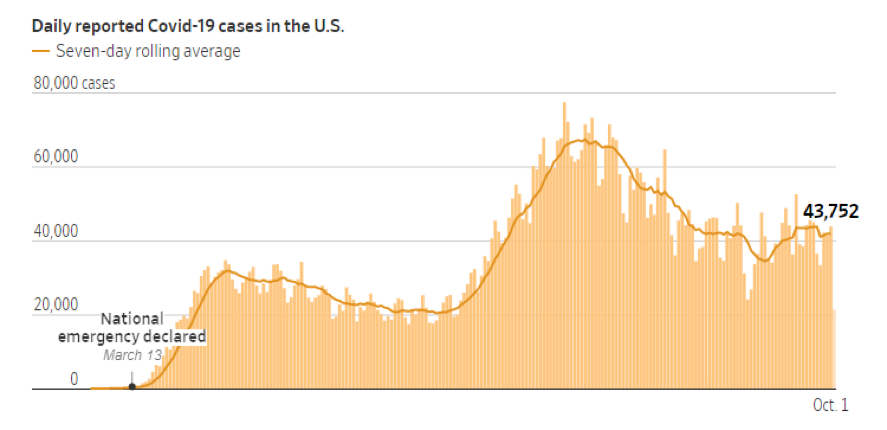 Daily COVID-19 Cases Graph