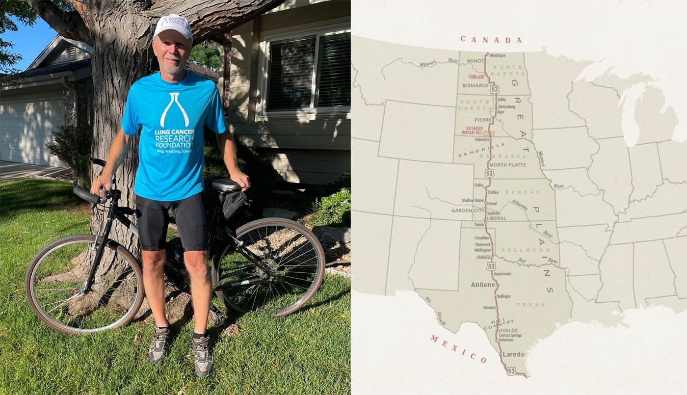 Biking 1,500 miles for lung cancer research