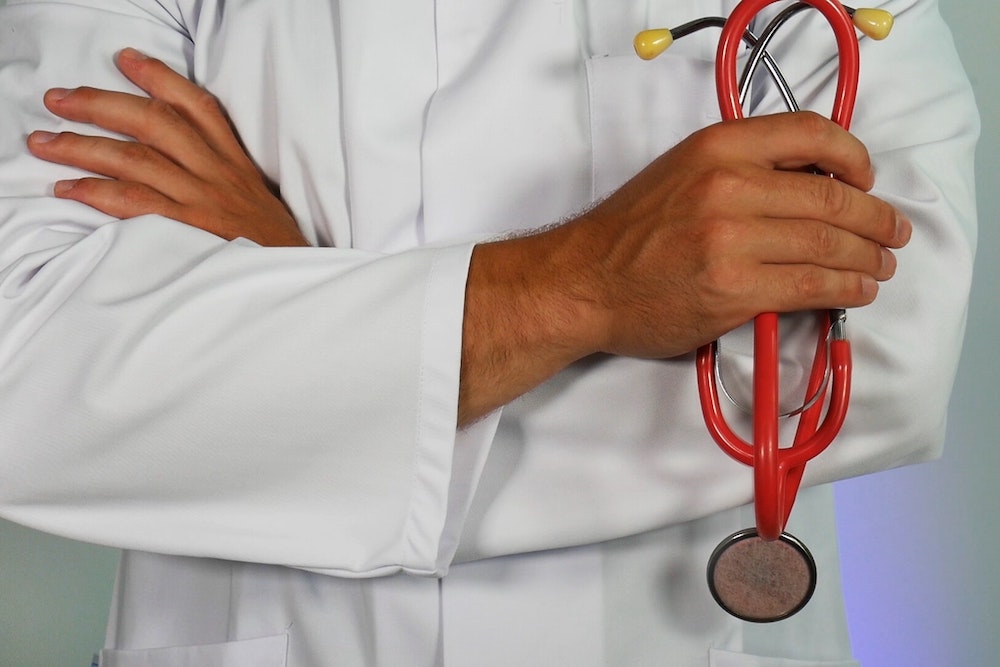 Doctor with crossed arms
