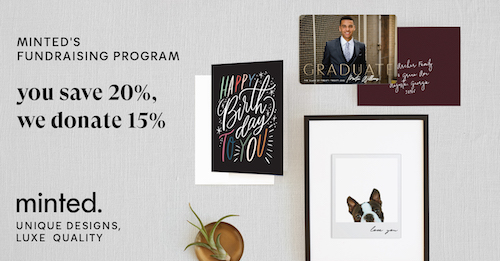 Minted's Fundraising Program