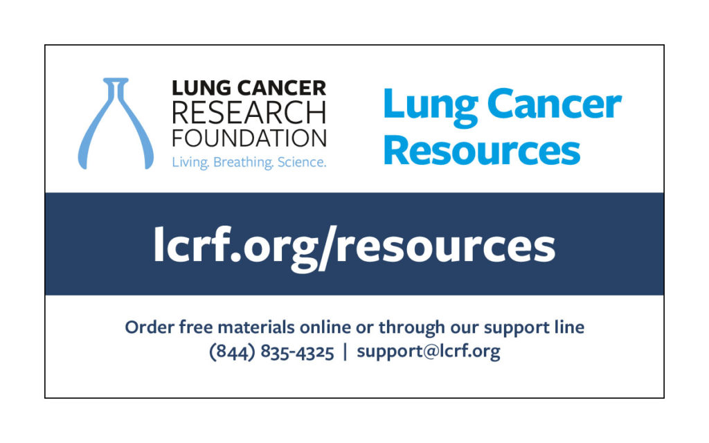 Lung Cancer Resources Card